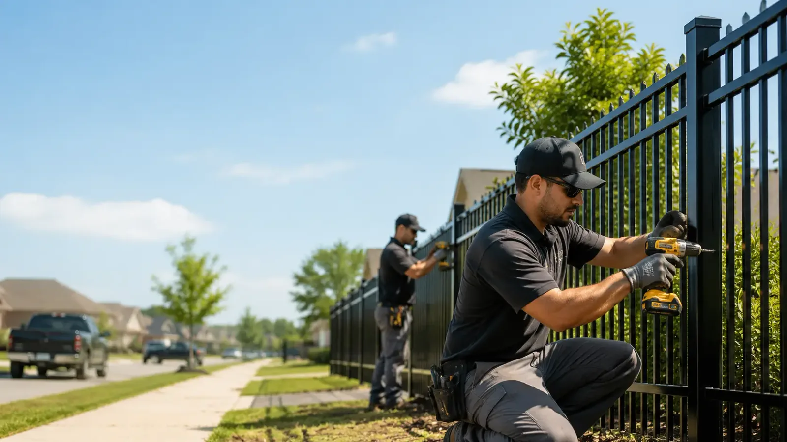 Metal Fence Installation in Cat Spring, TX